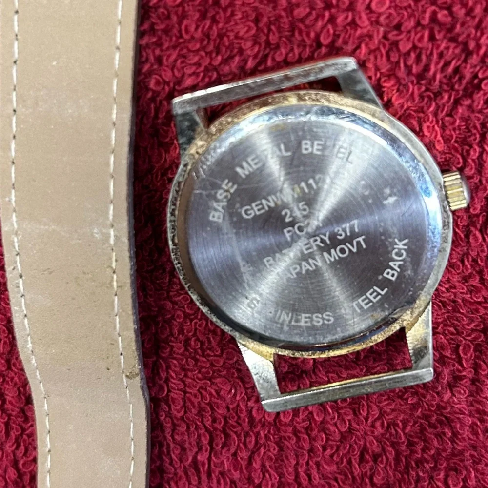 Set of Three Women's Fashion Watches - Pink, Tan & Brown Straps